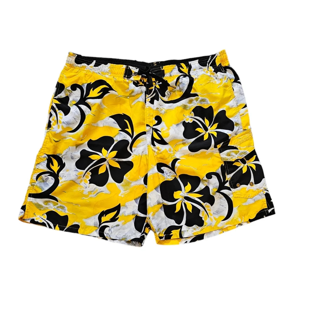 🚨SPEEDO Men's Yellow Tropical Board Shorts